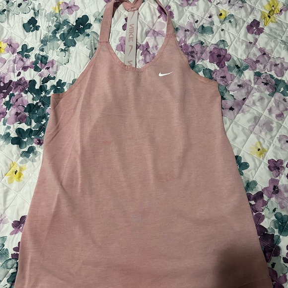 Nike Women's Blush Halter Tank Top - Picture 1 of 2